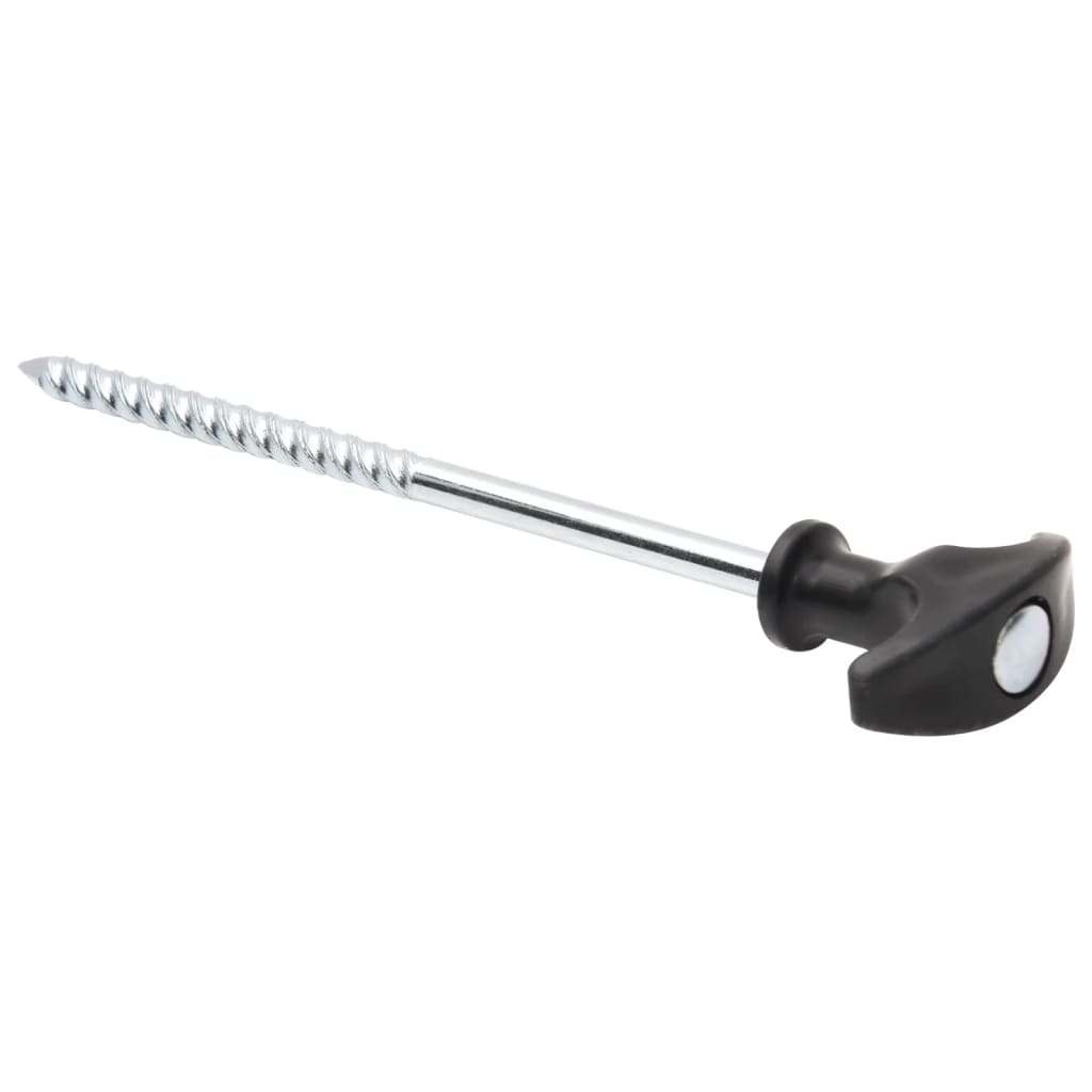 vidaXL Țăruși de cort, 24 buc., 20 cm, Ø7 mm, oțel galvanizat
