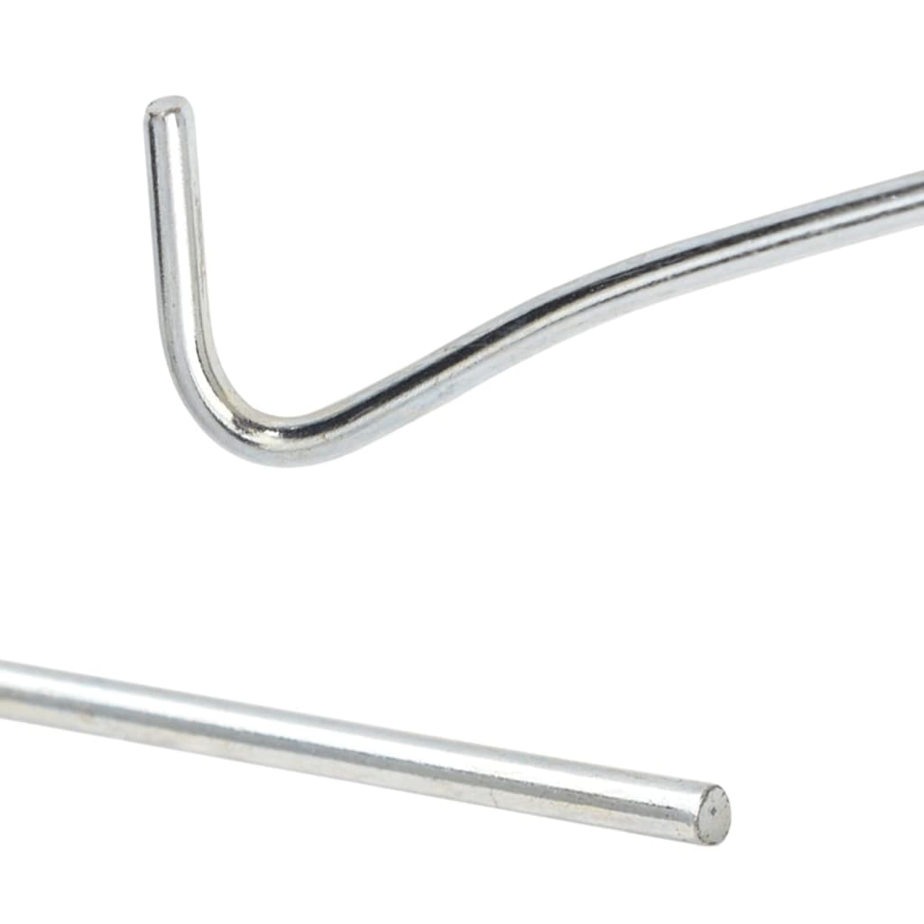 vidaXL Țăruși de cort, 50 buc., 30 cm, Ø5 mm, oțel galvanizat vidaXL Țăruși de cort, 50 buc., 30 cm, Ø5 mm, oțel galvanizat