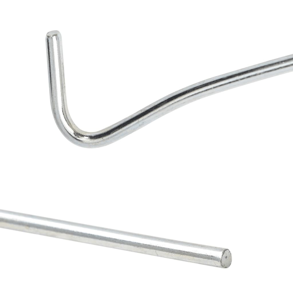 vidaXL Țăruși de cort, 25 buc., 30 cm, Ø5 mm, oțel galvanizat