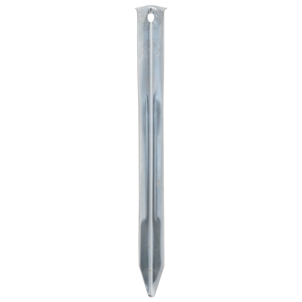 vidaXL Țăruși de cort, 24 buc., 22 cm, Ø7 mm, oțel galvanizat