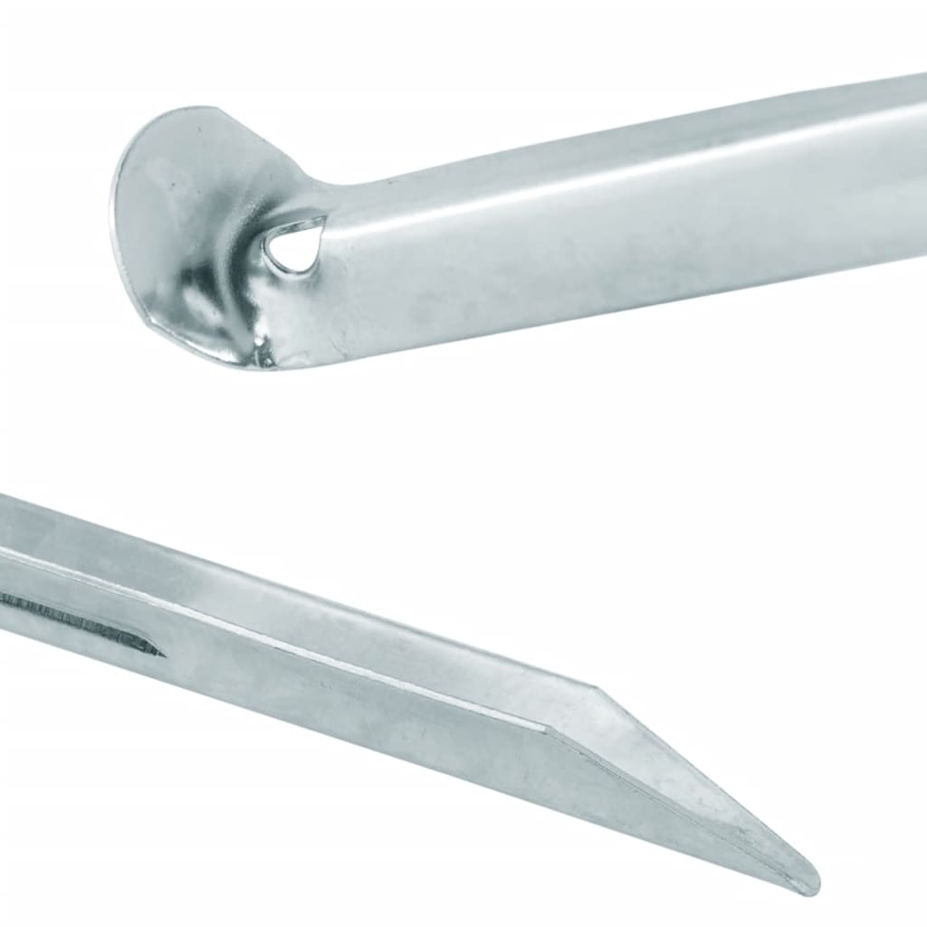 vidaXL Țăruși de cort, 24 buc., 22 cm, Ø7 mm, oțel galvanizat
