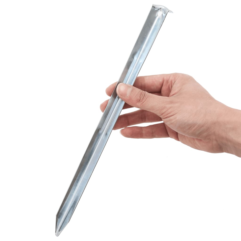 vidaXL Țăruși de cort, 24 buc., 30 cm, Ø20 mm, oțel galvanizat