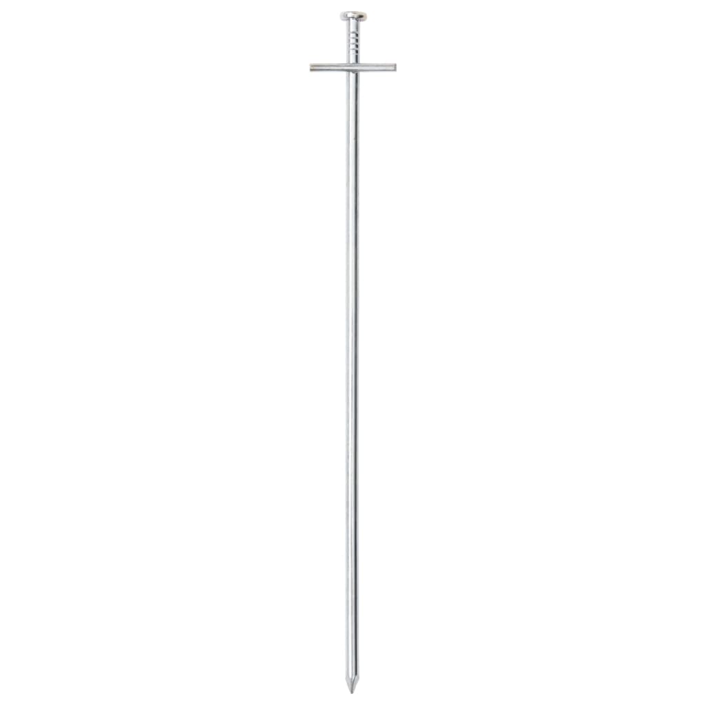 vidaXL Țăruși de cort, 24 buc., 29,5 cm, Ø6 mm, oțel galvanizat