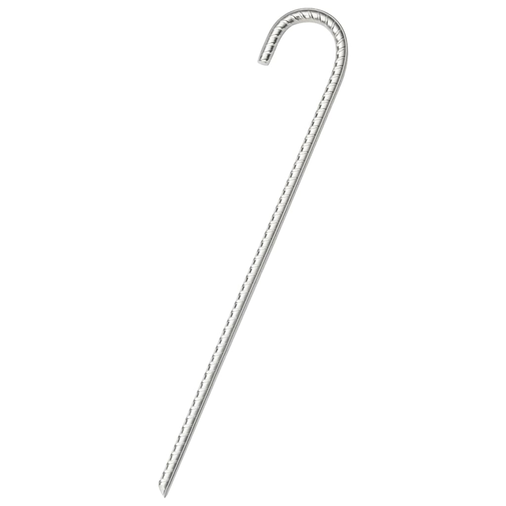 vidaXL Țăruși de cort, 6 buc., 37 cm, Ø10 mm, oțel galvanizat vidaXL Țăruși de cort, 6 buc., 37 cm, Ø10 mm, oțel galvanizat