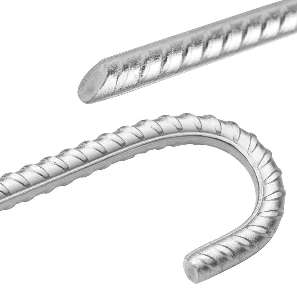vidaXL Țăruși de cort, 12 buc., 41,5 cm, Ø12 mm, oțel galvanizat