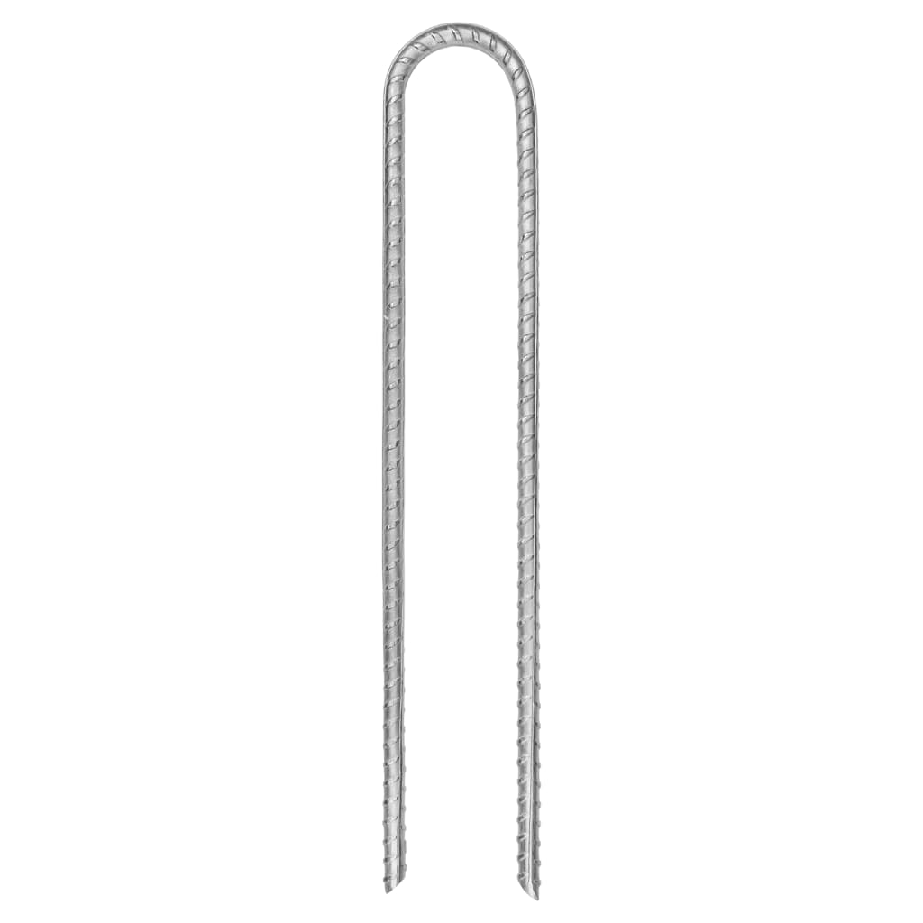 vidaXL Țăruși de cort, 6 buc., 30 cm, Ø7 mm, oțel galvanizat vidaXL Țăruși de cort, 6 buc., 30 cm, Ø7 mm, oțel galvanizat