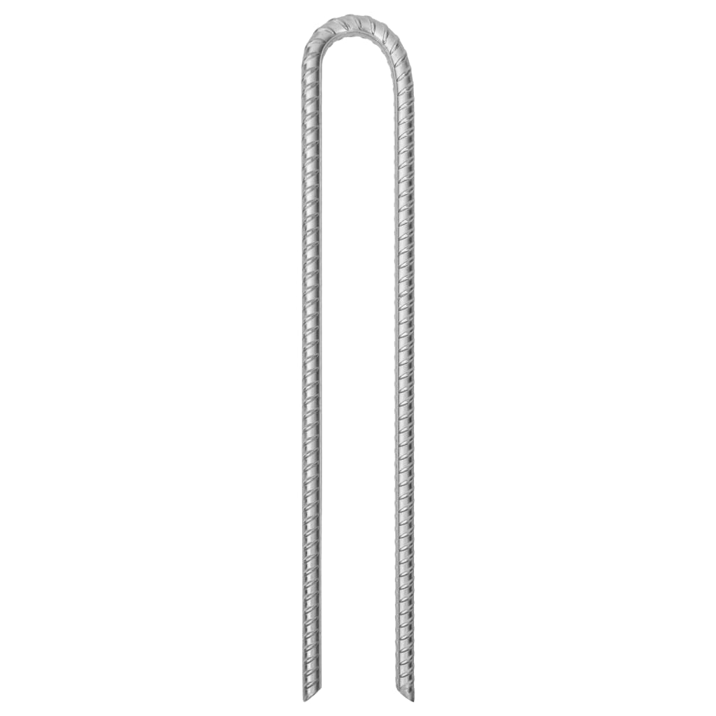 vidaXL Țăruși de cort, 6 buc., 41,5 cm, Ø12 mm, oțel galvanizat