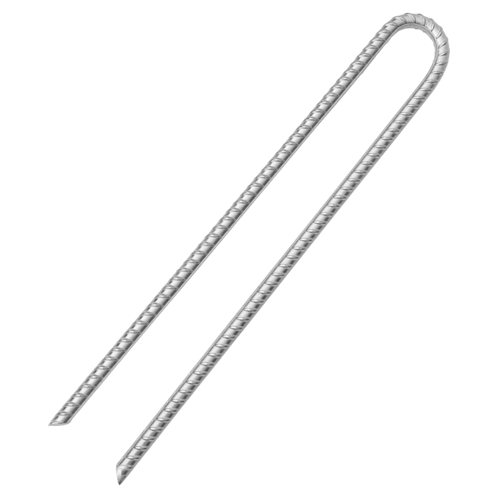 vidaXL Țăruși de cort, 6 buc., 41,5 cm, Ø12 mm, oțel galvanizat