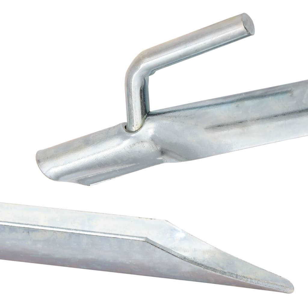vidaXL Țăruși de cort 24 buc., formă V, 24 cm, Ø20 mm, oțel galvanizat