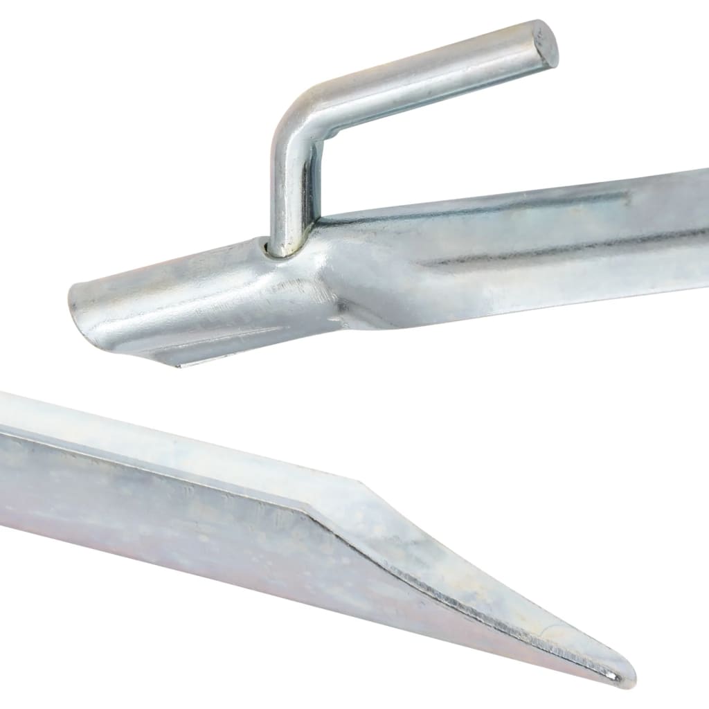 vidaXL Țăruși de cort 24 buc., formă V, 25 cm, Ø20 mm, oțel galvanizat