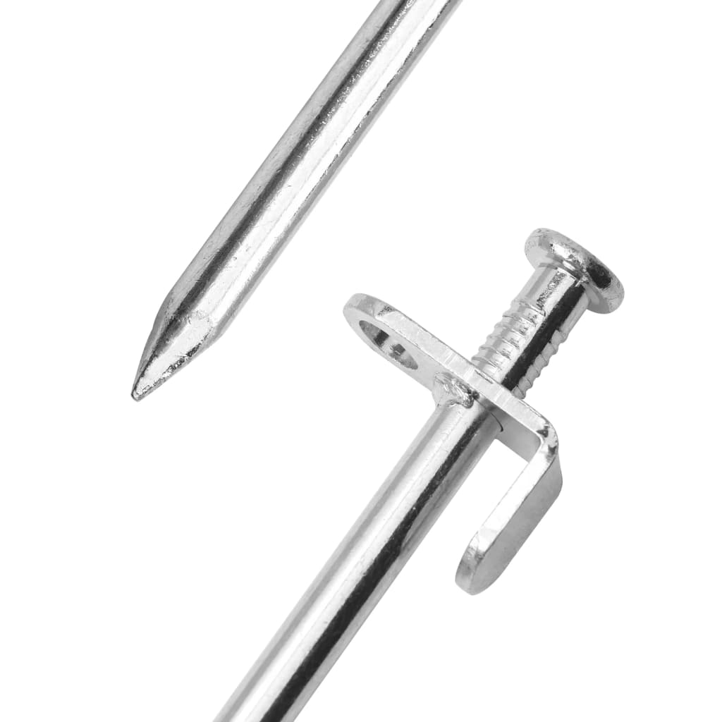 vidaXL Țăruși de cort, 24 buc., 19,5 cm, Ø8 mm, oțel galvanizat