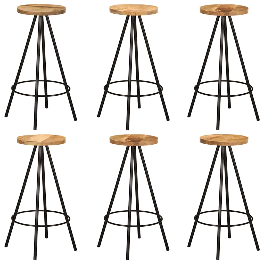 vidaXL Set de bar, 7 piese, lemn masiv de mango vidaXL Set de bar, 7 piese, lemn masiv de mango