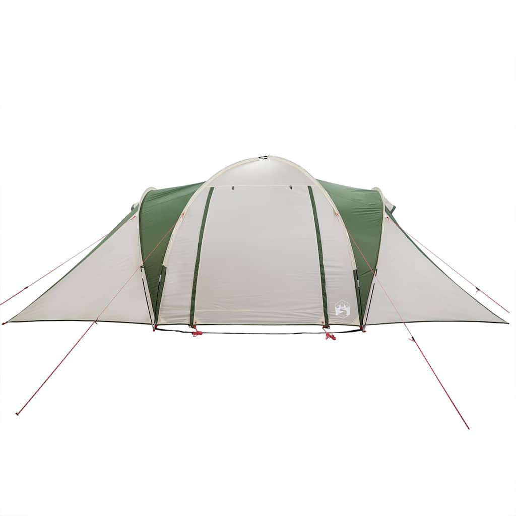 vidaXL Cort de camping cupolă pentru 6 persoane, verde, impermeabil