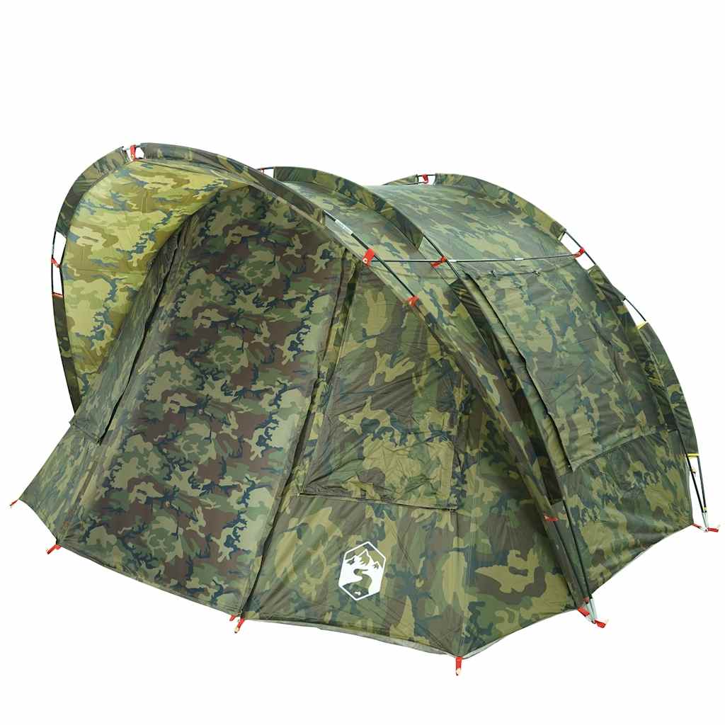 vidaXL Cort de pescuit pentru 2 persoane, camuflaj, impermeabil