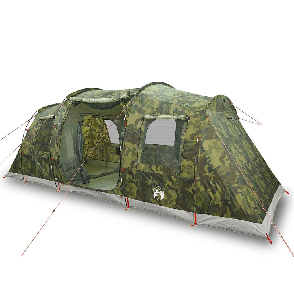 vidaXL Cort de camping tunel pentru 4 persoane, camuflaj, impermeabil vidaXL Cort de camping tunel pentru 4 persoane, camuflaj, impermeabil