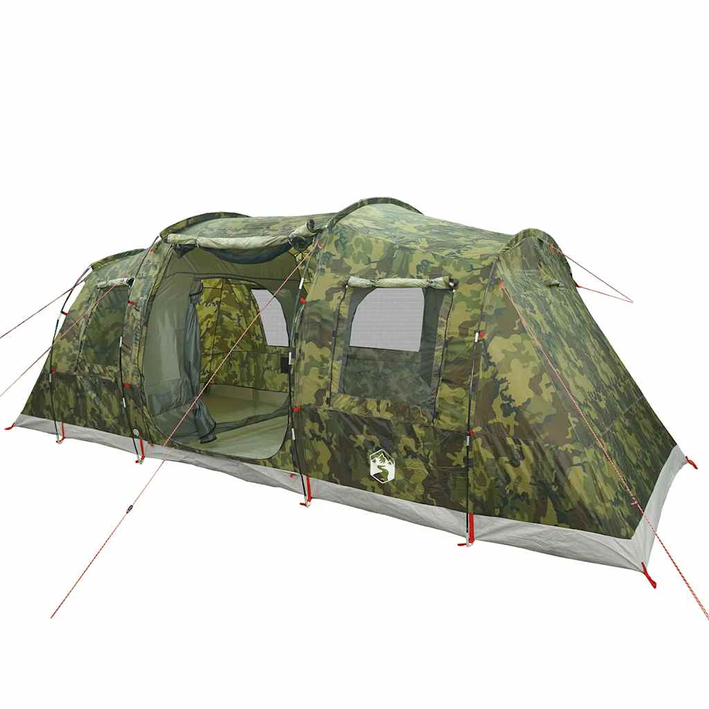vidaXL Cort de camping tunel pentru 4 persoane, camuflaj, impermeabil vidaXL Cort de camping tunel pentru 4 persoane, camuflaj, impermeabil