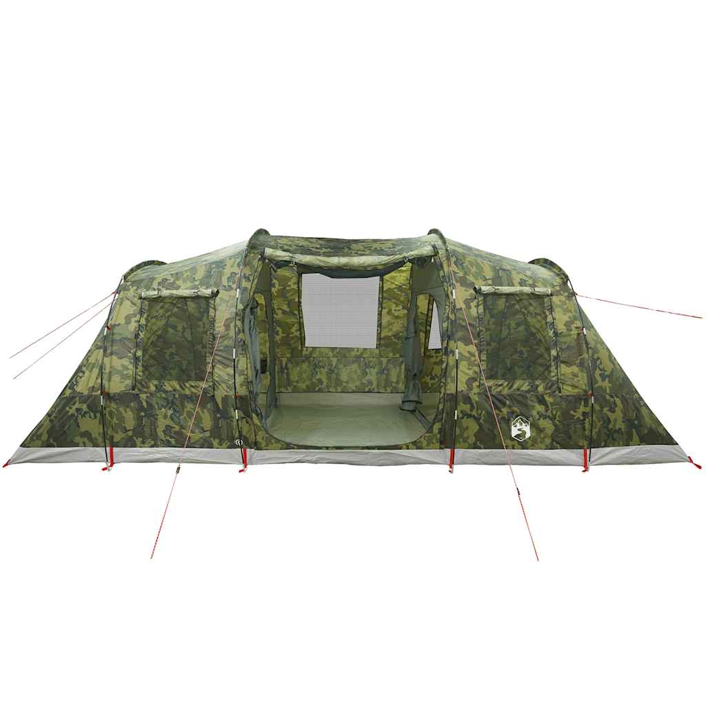 vidaXL Cort de camping tunel pentru 4 persoane, camuflaj, impermeabil vidaXL Cort de camping tunel pentru 4 persoane, camuflaj, impermeabil