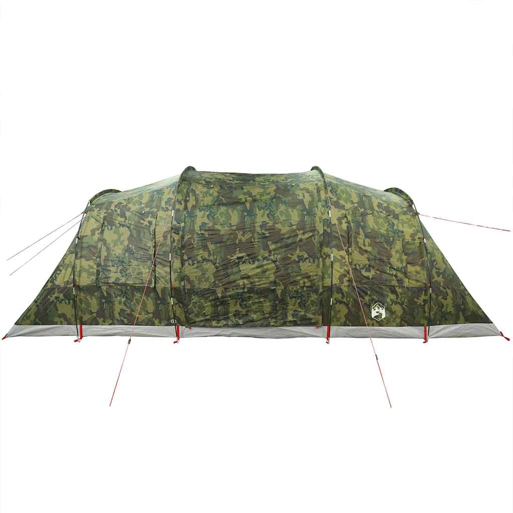 vidaXL Cort de camping tunel pentru 4 persoane, camuflaj, impermeabil vidaXL Cort de camping tunel pentru 4 persoane, camuflaj, impermeabil