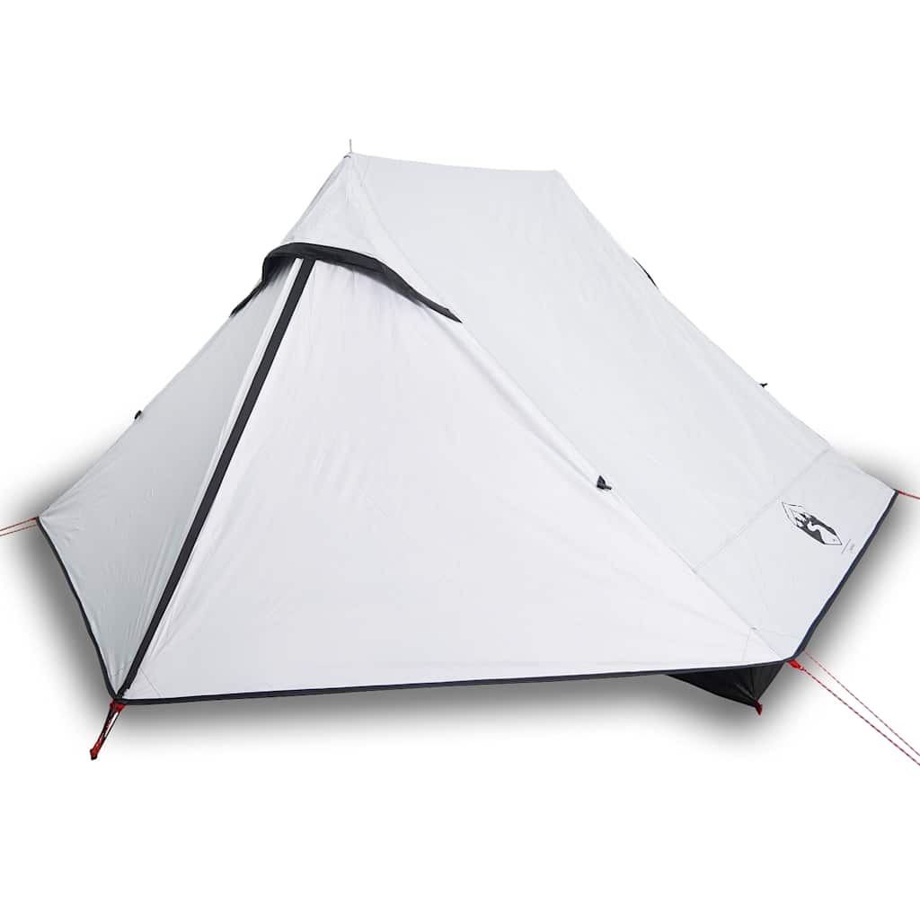 vidaXL Cort camping, 2 persoane, alb, țesătură opacă, impermeabil vidaXL Cort camping, 2 persoane, alb, țesătură opacă, impermeabil