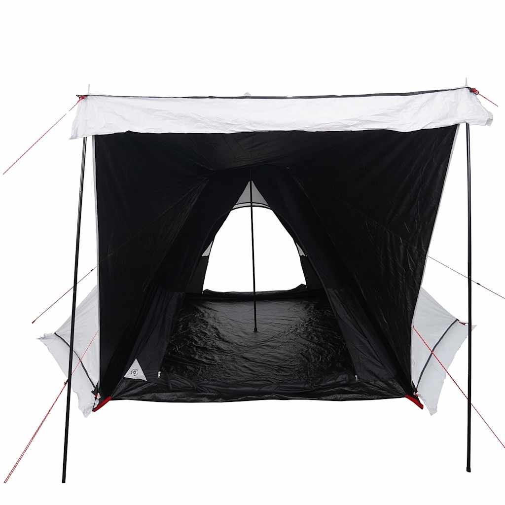 vidaXL Cort de familie Tipi 6 persoane, alb opac textil impermeabil vidaXL Cort de familie Tipi 6 persoane, alb opac textil impermeabil