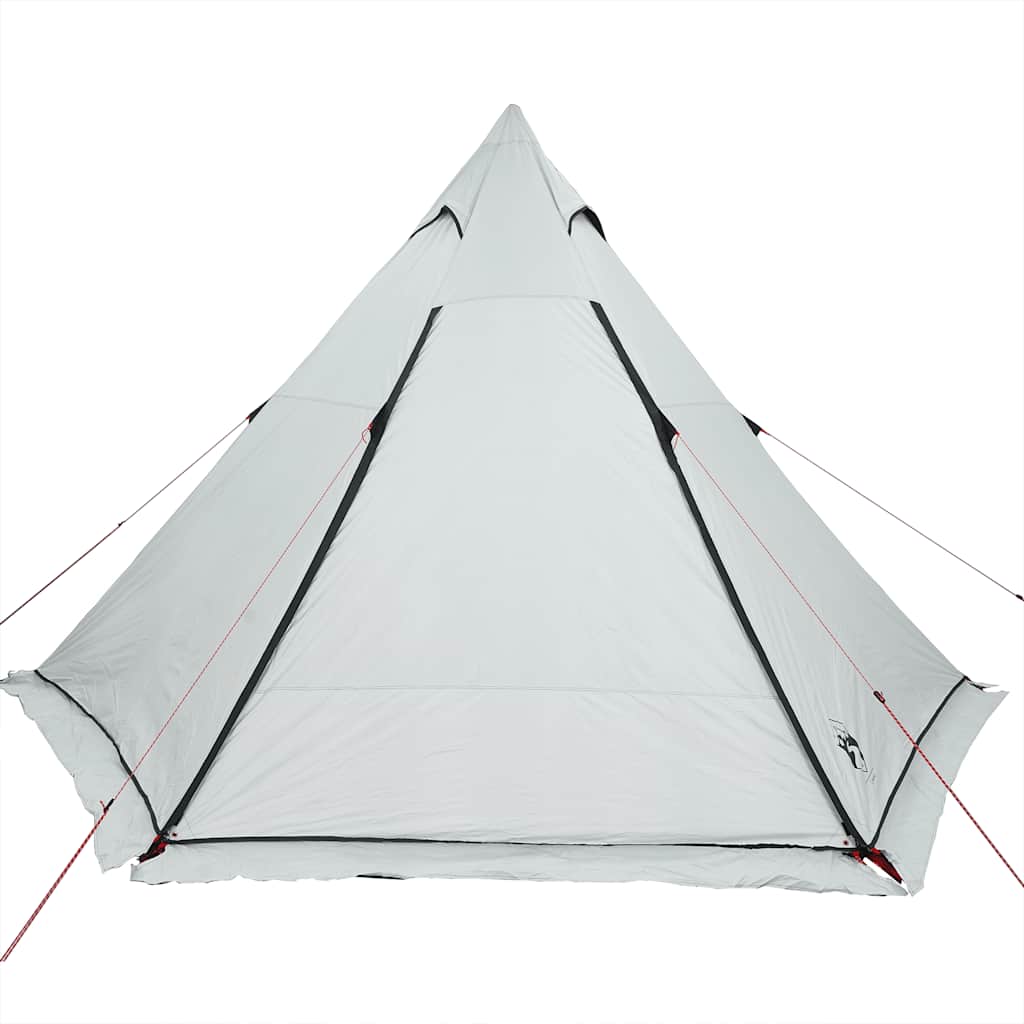 vidaXL Cort de familie Tipi 6 persoane, alb opac textil impermeabil vidaXL Cort de familie Tipi 6 persoane, alb opac textil impermeabil