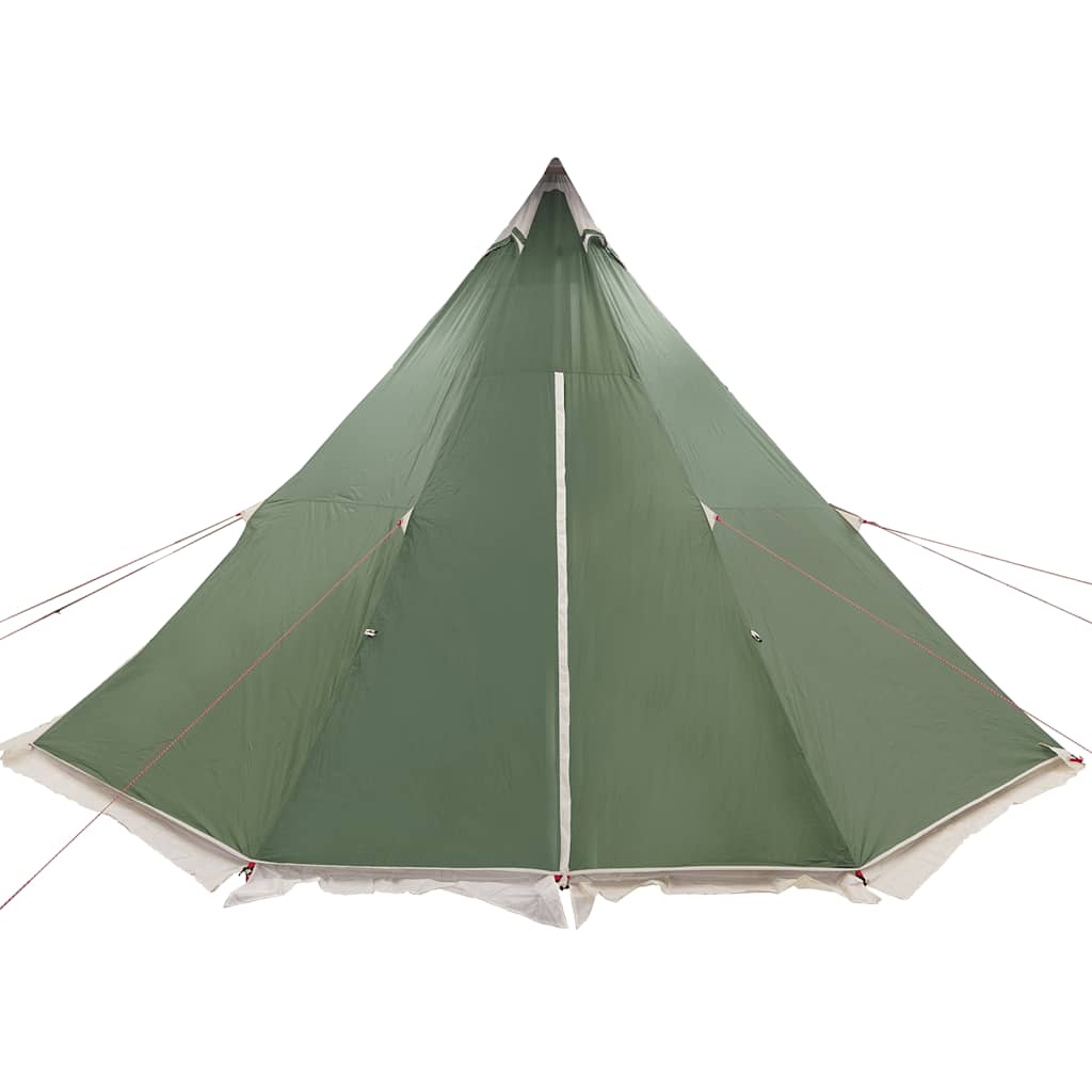 vidaXL Cort de familie Tipi pentru 8 persoane, verde, impermeabil vidaXL Cort de familie Tipi pentru 8 persoane, verde, impermeabil