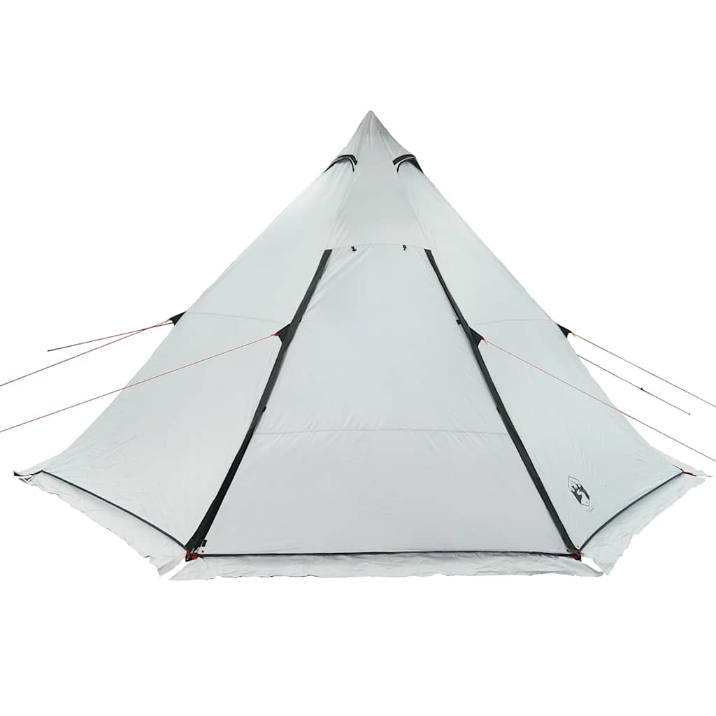 vidaXL Cort de familie Tipi 8 persoane, alb opac textil impermeabil vidaXL Cort de familie Tipi 8 persoane, alb opac textil impermeabil