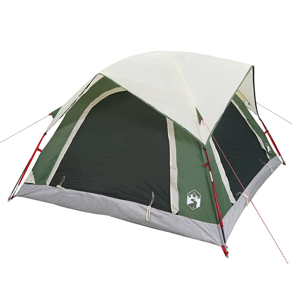 vidaXL Cabină cort de camping, 4 persoane, verde, impermeabil vidaXL Cabină cort de camping, 4 persoane, verde, impermeabil