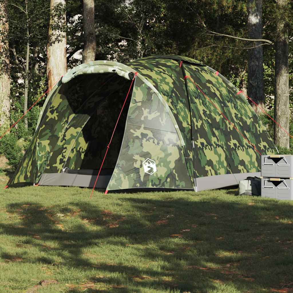 vidaXL Cort de pescuit pentru 2 persoane, camuflaj, impermeabil vidaXL Cort de pescuit pentru 2 persoane, camuflaj, impermeabil
