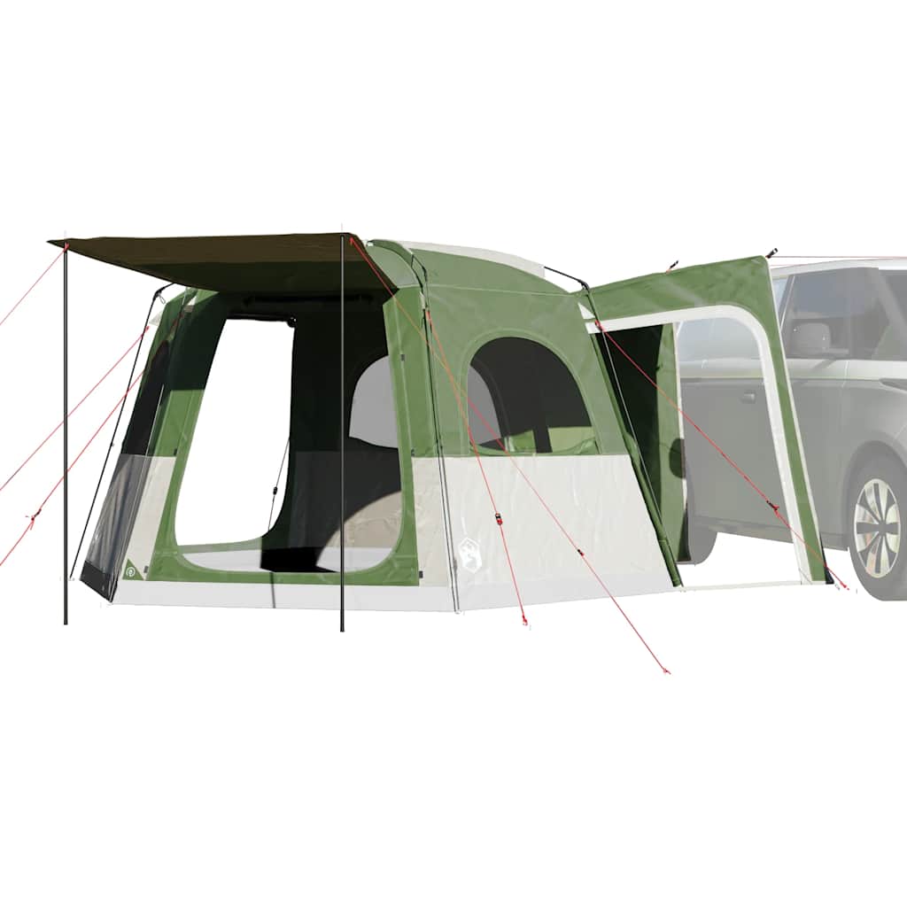 vidaXL Cort auto pentru 4 persoane, verde, impermeabil vidaXL Cort auto pentru 4 persoane, verde, impermeabil