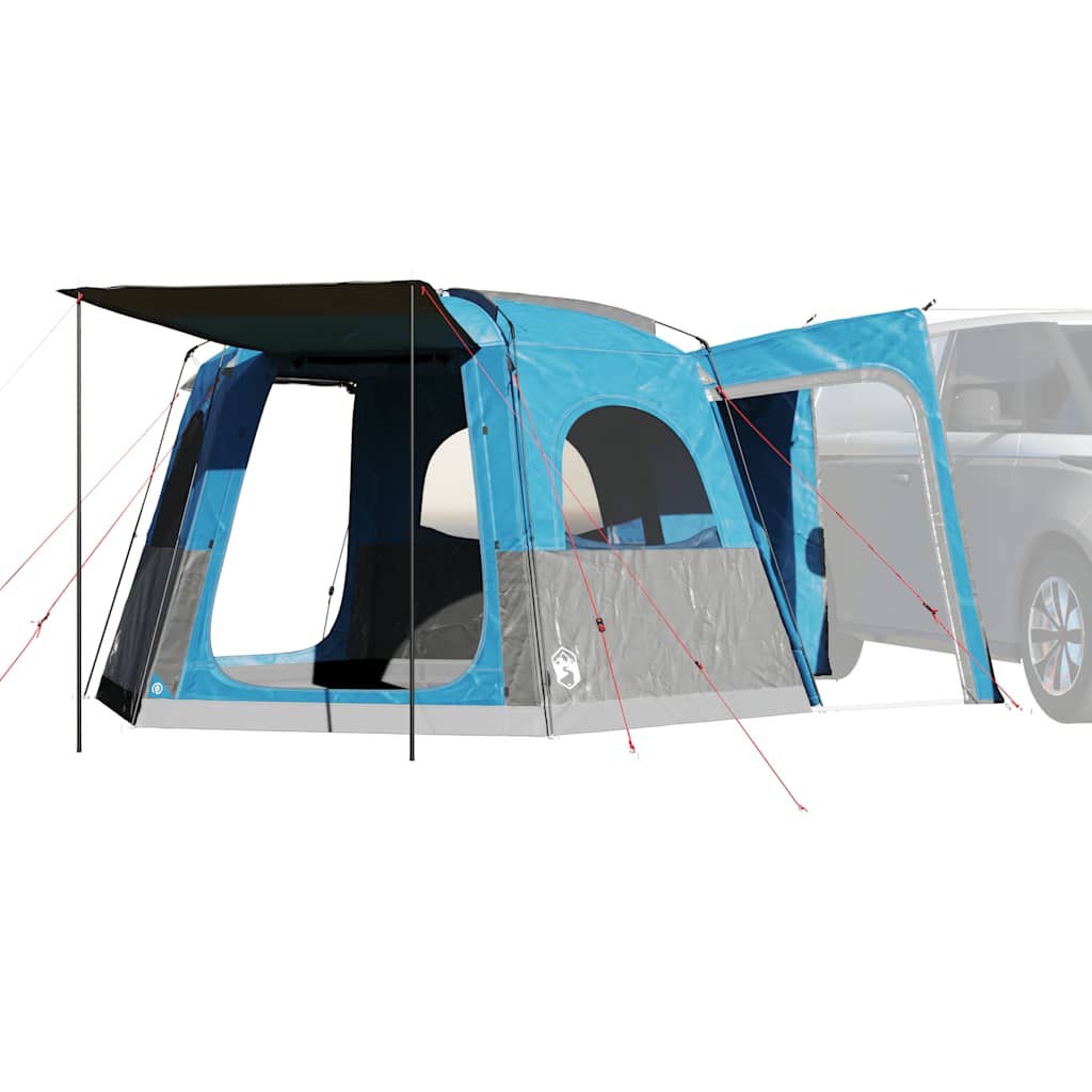 vidaXL Cort auto pentru 4 persoane, albastru, impermeabil vidaXL Cort auto pentru 4 persoane, albastru, impermeabil