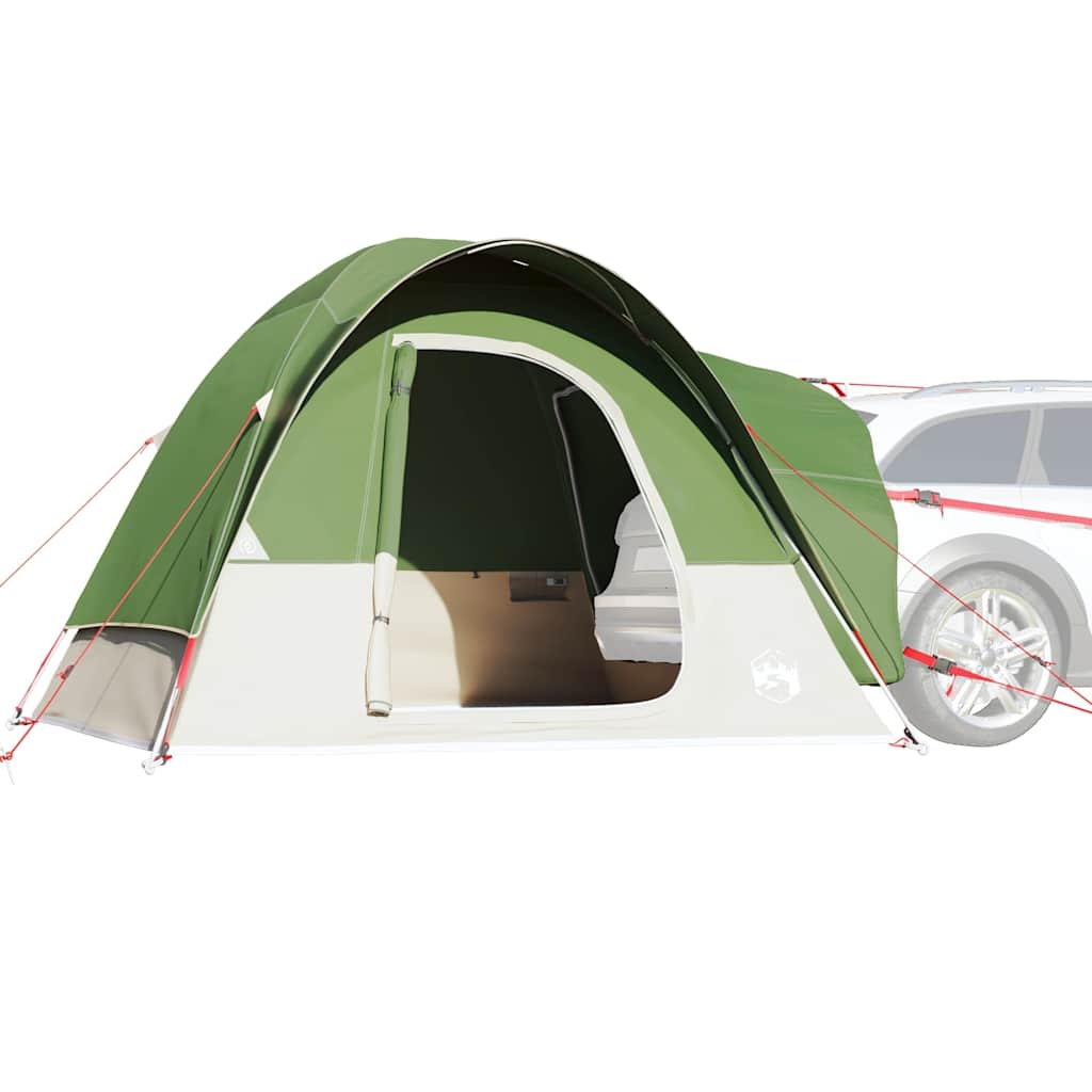 vidaXL Cort auto pentru 4 persoane, verde, impermeabil vidaXL Cort auto pentru 4 persoane, verde, impermeabil