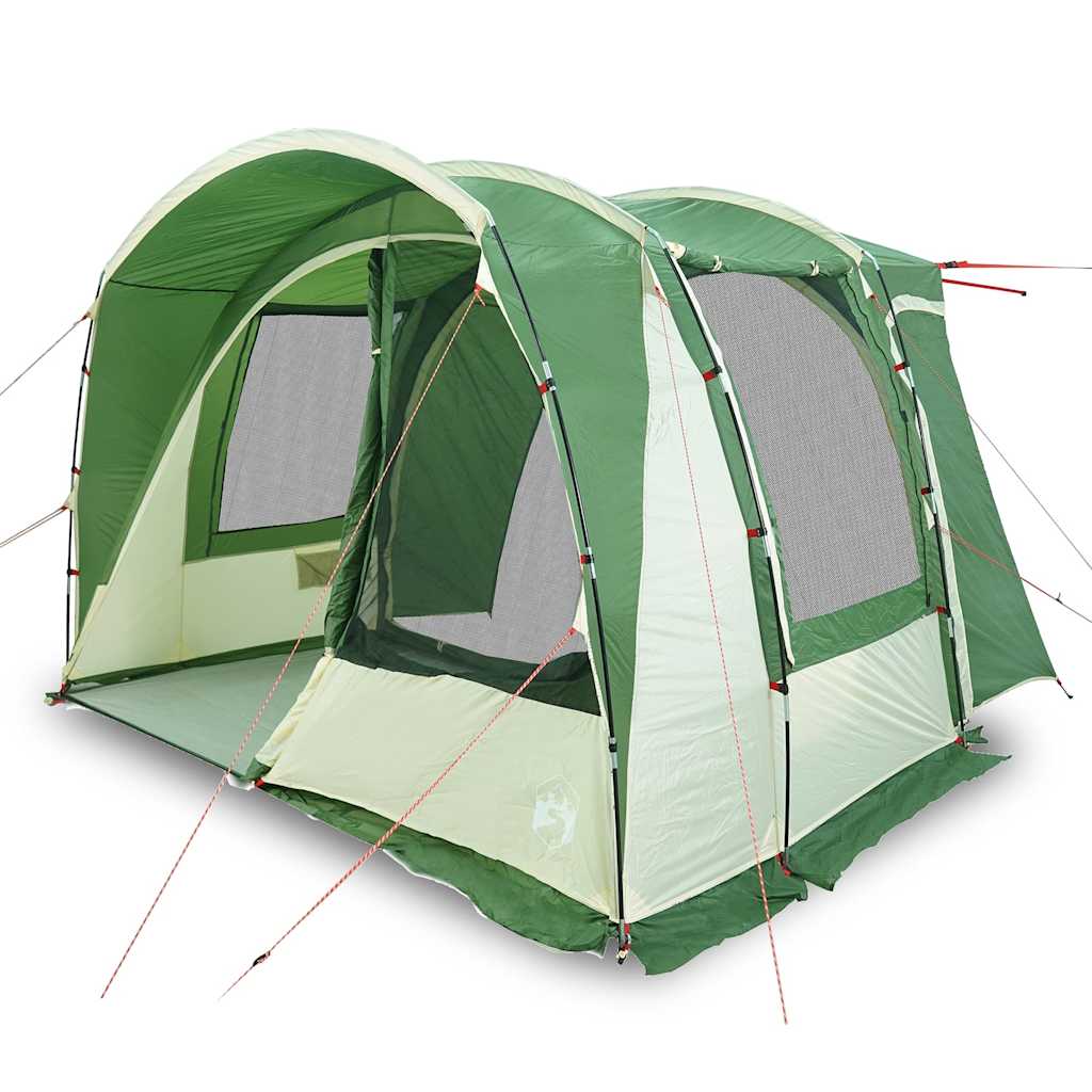 vidaXL Cort auto pentru 4 persoane, verde, impermeabil vidaXL Cort auto pentru 4 persoane, verde, impermeabil