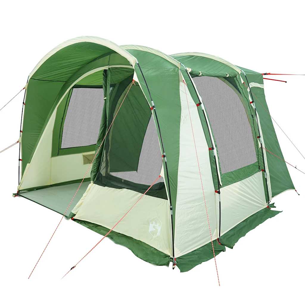 vidaXL Cort auto pentru 4 persoane, verde, impermeabil vidaXL Cort auto pentru 4 persoane, verde, impermeabil