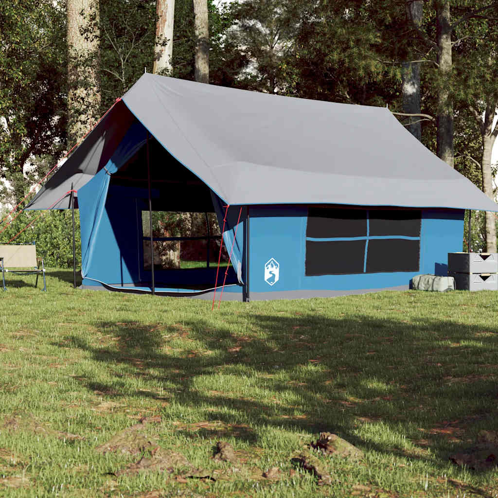 vidaXL Cort camping pentru 5 persoane, albastru, impermeabil vidaXL Cort camping pentru 5 persoane, albastru, impermeabil