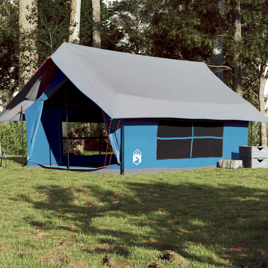 vidaXL Cort camping pentru 5 persoane, albastru, impermeabil vidaXL Cort camping pentru 5 persoane, albastru, impermeabil