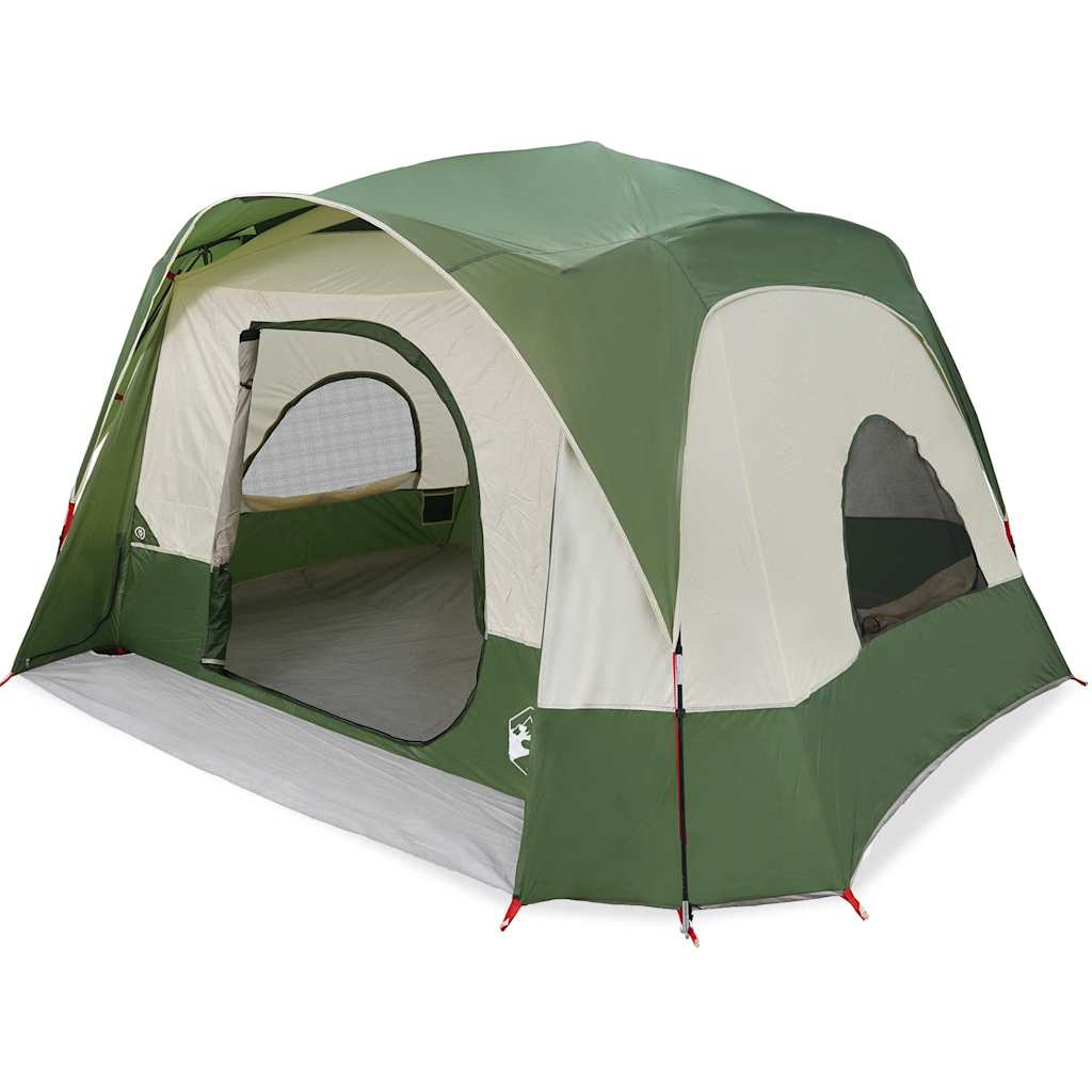vidaXL Cort de familie pentru 6 persoane, verde, impermeabil vidaXL Cort de familie pentru 6 persoane, verde, impermeabil