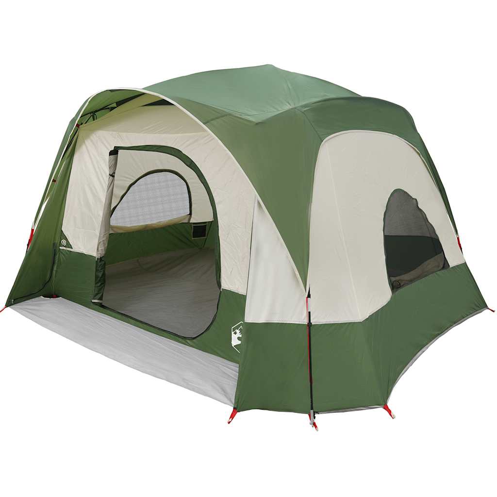 vidaXL Cort de familie pentru 6 persoane, verde, impermeabil vidaXL Cort de familie pentru 6 persoane, verde, impermeabil