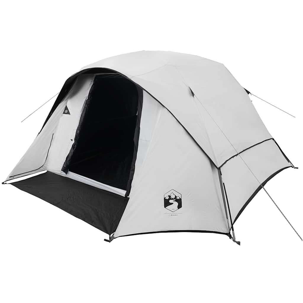 vidaXL Cabină cort camping 4 persoane alb, țesătură opacă, impermeabil vidaXL Cabină cort camping 4 persoane alb, țesătură opacă, impermeabil