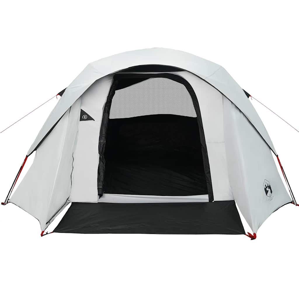vidaXL Cabină cort camping 4 persoane alb, țesătură opacă, impermeabil vidaXL Cabină cort camping 4 persoane alb, țesătură opacă, impermeabil