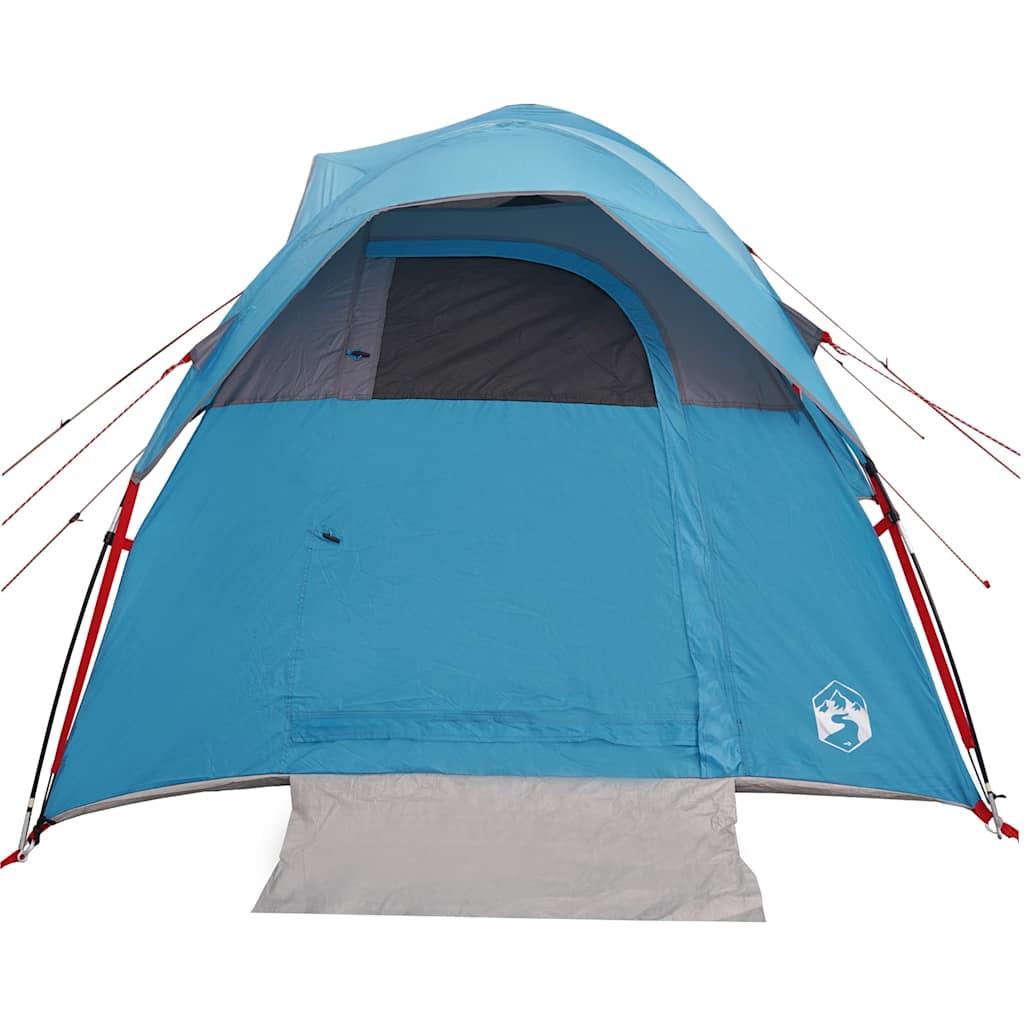 vidaXL Cort camping pentru 5 persoane, albastru, impermeabil vidaXL Cort camping pentru 5 persoane, albastru, impermeabil