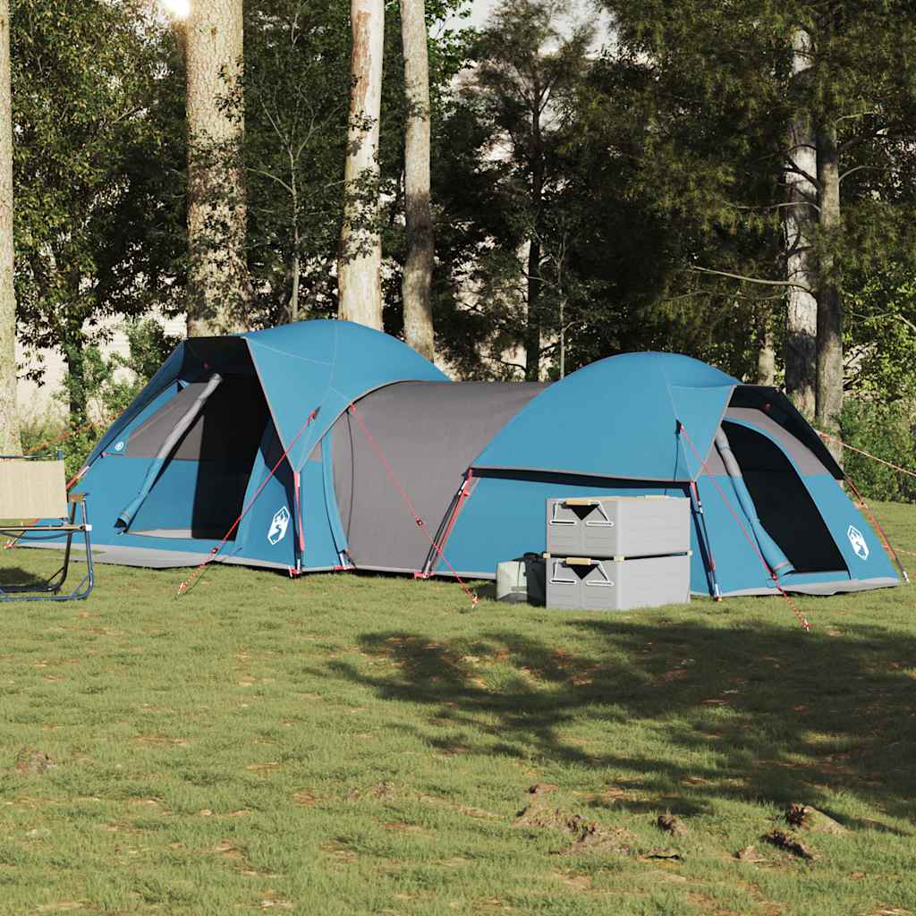 vidaXL Cort camping pentru 5 persoane, albastru, impermeabil vidaXL Cort camping pentru 5 persoane, albastru, impermeabil