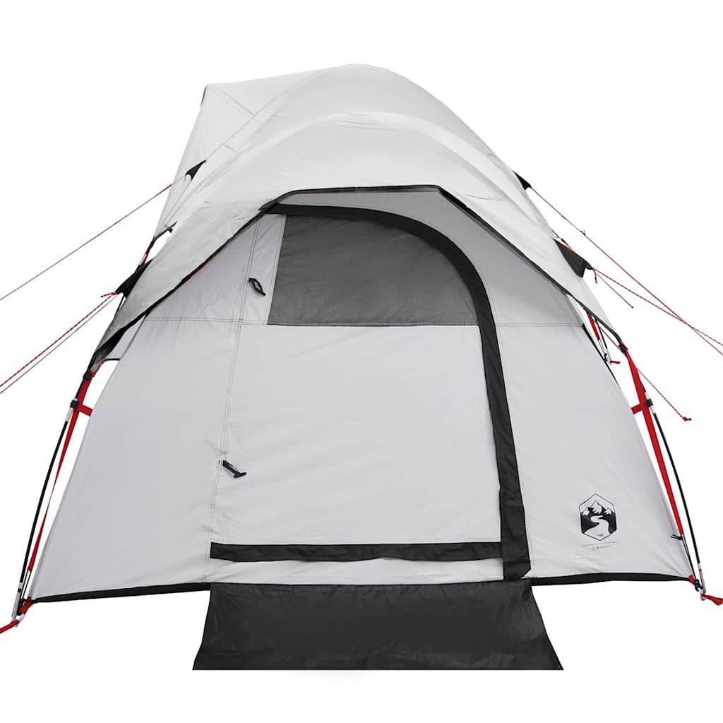 vidaXL Cort camping, 5 persoane, alb, țesătură opacă, impermeabil vidaXL Cort camping, 5 persoane, alb, țesătură opacă, impermeabil