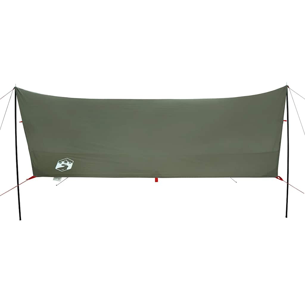 vidaXL Prelată de camping verde măsliniu, 462x306x211 cm, impermeabilă
