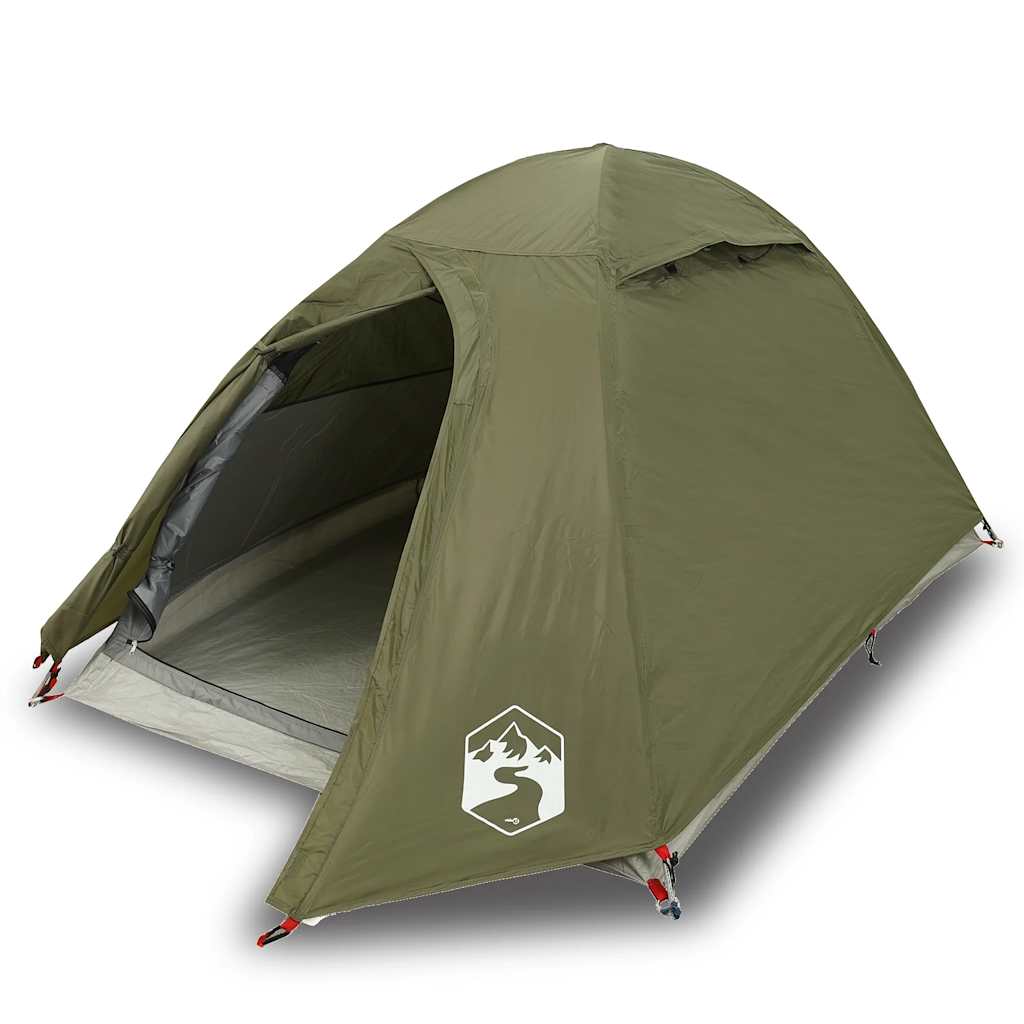 vidaXL Cort camping cupolă 2 persoane verde măsliniu impermeabil vidaXL Cort camping cupolă 2 persoane verde măsliniu impermeabil