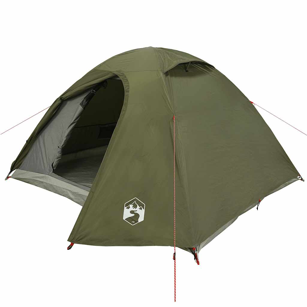 vidaXL Cort camping cupolă 4 persoane verde măsliniu impermeabil vidaXL Cort camping cupolă 4 persoane verde măsliniu impermeabil
