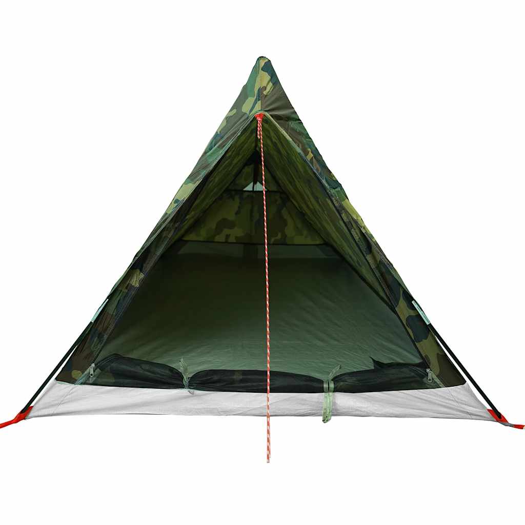 vidaXL Cort camping pentru 2 persoane, camuflaj, impermeabil vidaXL Cort camping pentru 2 persoane, camuflaj, impermeabil