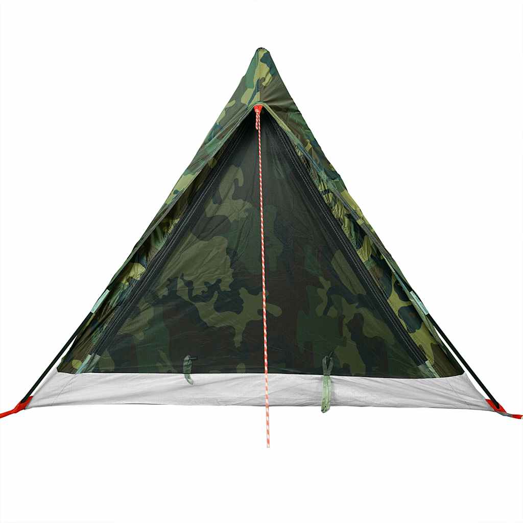 vidaXL Cort camping pentru 2 persoane, camuflaj, impermeabil vidaXL Cort camping pentru 2 persoane, camuflaj, impermeabil