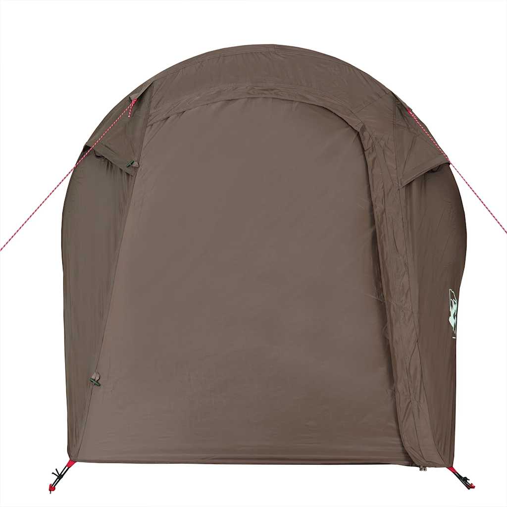 vidaXL Cort de camping tunel pentru 2 persoane, maro, impermeabil vidaXL Cort de camping tunel pentru 2 persoane, maro, impermeabil