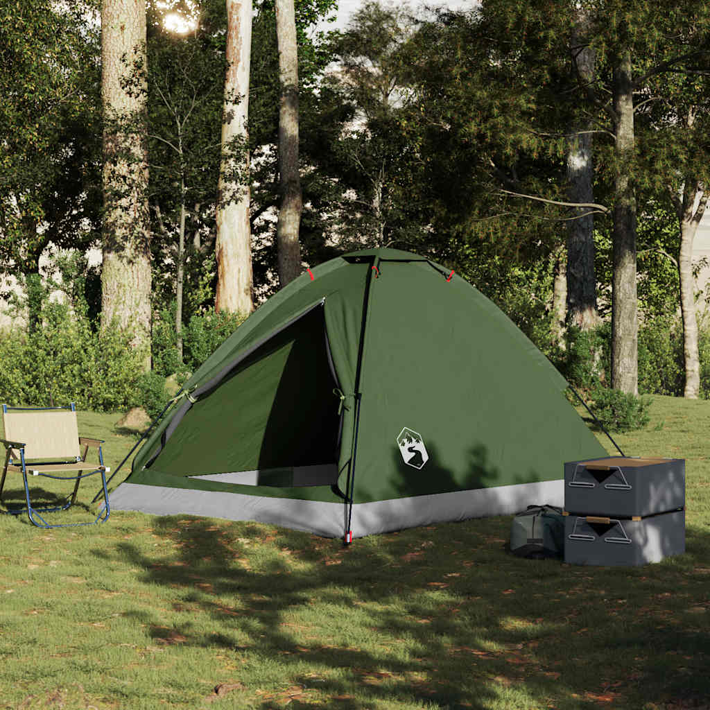 vidaXL Cort camping cupolă 4 persoane verde măsliniu impermeabil vidaXL Cort camping cupolă 4 persoane verde măsliniu impermeabil